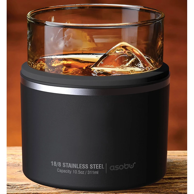 Asobu® Black Whiskey Kuzie