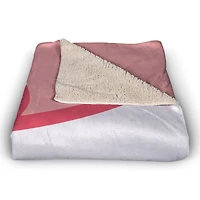 Funky Wave Pattern 50" x 60" Coral Fleece Blanket