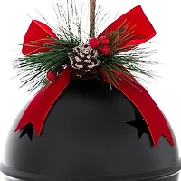 7.5" Jumbo Bell with Pinecone & Berries by Ashland