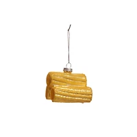 2.75" Rigatoni Pasta Glass Ornament by Ashland®