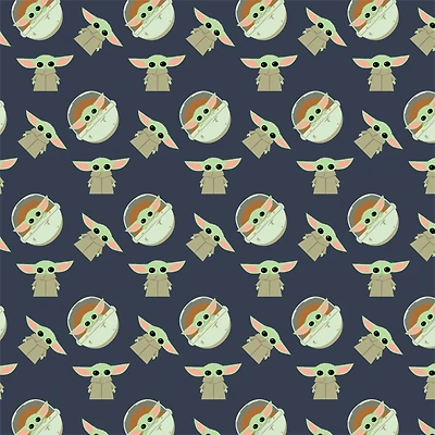 Star Wars™ Baby Yoda Toss Cotton Fabric