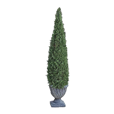 Design Toscano 5ft. Large Cone Topiary Tree