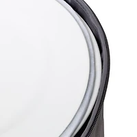 Honey Can Do Gray 8" Round Dinnerware Storage Box