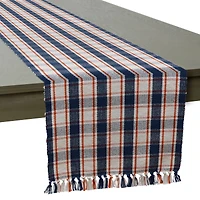 DII® 72" Autumn Farmhouse Plaid Table Runner