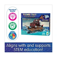 Techno Tiles - Pirate Ship: 200+ Pcs