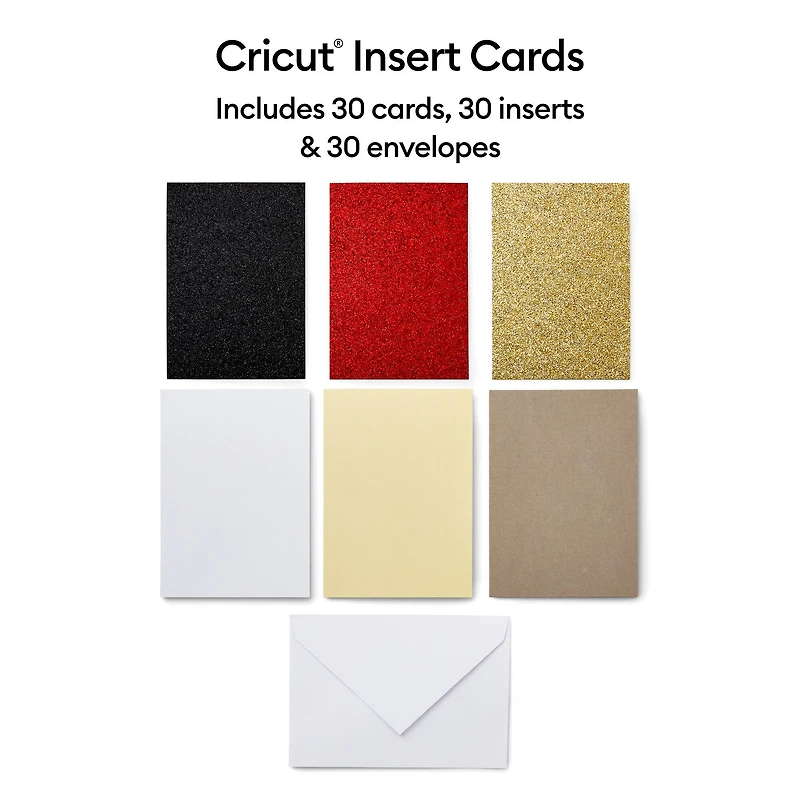 Cricut® R40 Insert Cards, Glitz and Glam Sampler