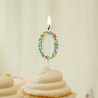 Confetti Number Birthday Candle by Celebrate It