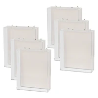 6 Pack: 8" x 10" Clear Back Loading Shadow Box by Studio Décor®