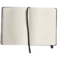JAM Paper Medium Hardcover Notebook with Elastic Band