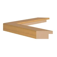 2 Pack Craig Frames Bauhaus 125 Distressed Gold Picture Frame