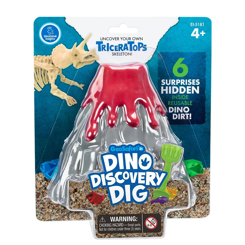 Educational Insights GeoSafari Jr. Dino Discovery Dig Triceratops