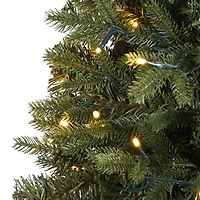 5ft. Pre-Lit Vermont Fir Artificial Christmas Tree with Clear LED Lights