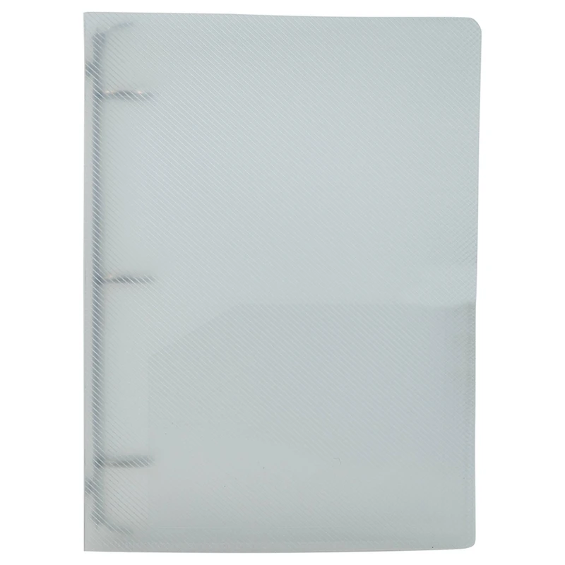 JAM Paper 1" Clear Plastic Mini 3-Ring Binder