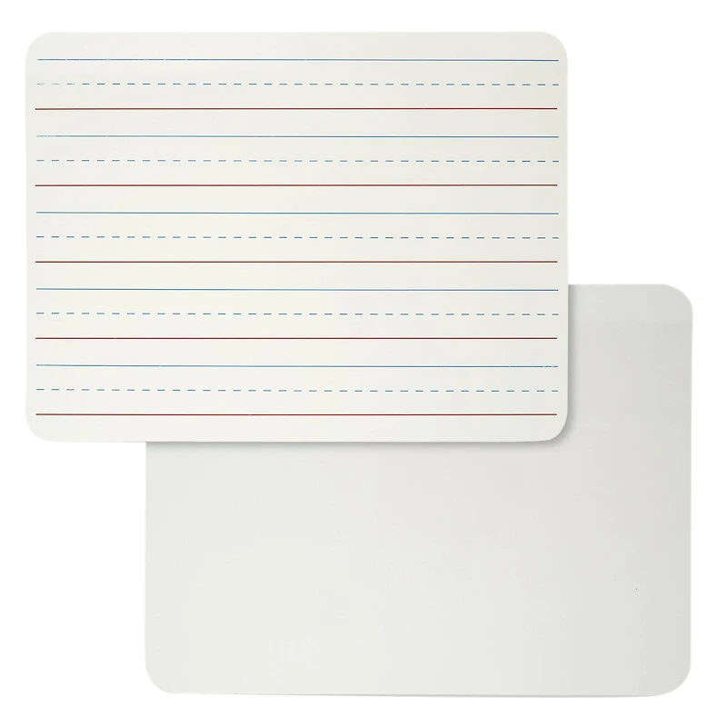 Charles Leonard Two-Sided Plain & Lined Magnetic Dry Erase Lap Boards, 3ct.