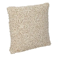 Hello Honey® 20" Woven Cotton Blend Bouclé Pillow