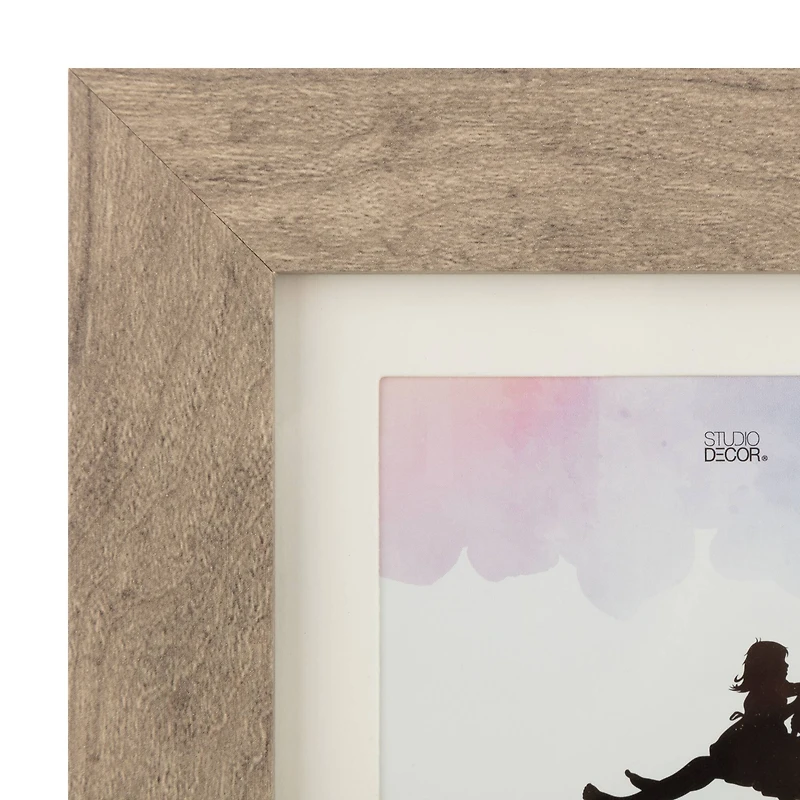 Simply Essentials™ Griege Frame with Mat by Studio Décor