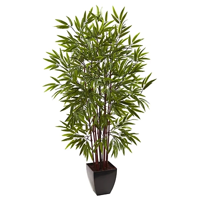 5ft. Potted Bamboo Silk Tree
