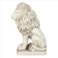 Design Toscano 21" Mansfield Manor Lion Sentinel Statue