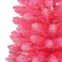 4ft. Pre-Lit Pink Artificial Tree in Burlap Sac, Clear Lights