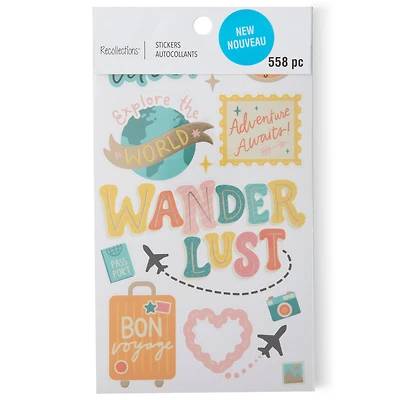 Wanderlust Stickers by Recollections™