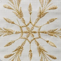 DII® 108" Snowflakes Embroidered Table Runner