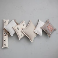 Hello Honey® Ivory Boho Macramé Lumbar Pillow with Fringe