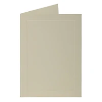 JAM Paper 3.5" x 4.875" Strathmore Ivory Wove Panel Blank Foldover Cards
