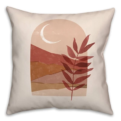 Warm Picture Window Throw Pillow