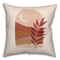 Warm Picture Window Throw Pillow