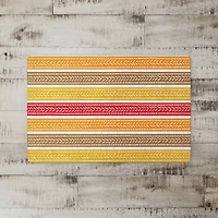 Fall Stripes Floor Mat