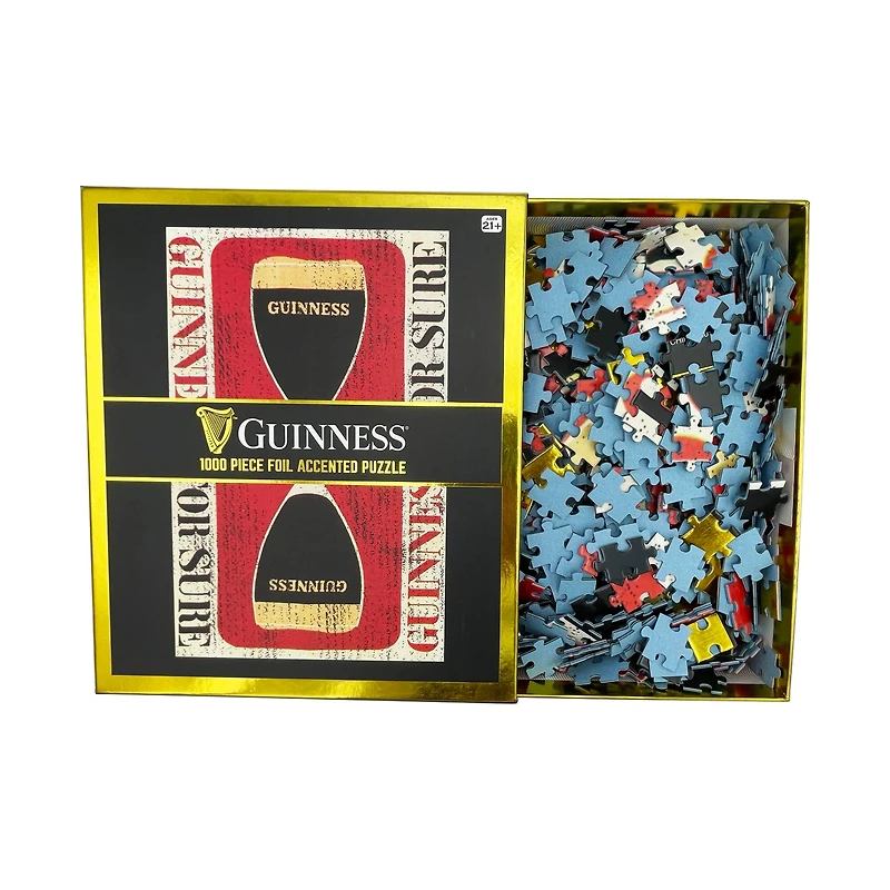 Guinness Foil Accented Puzzle - Retro: 1000 Pcs