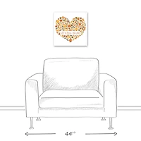 Let's Fall in Love Canvas Wall Art