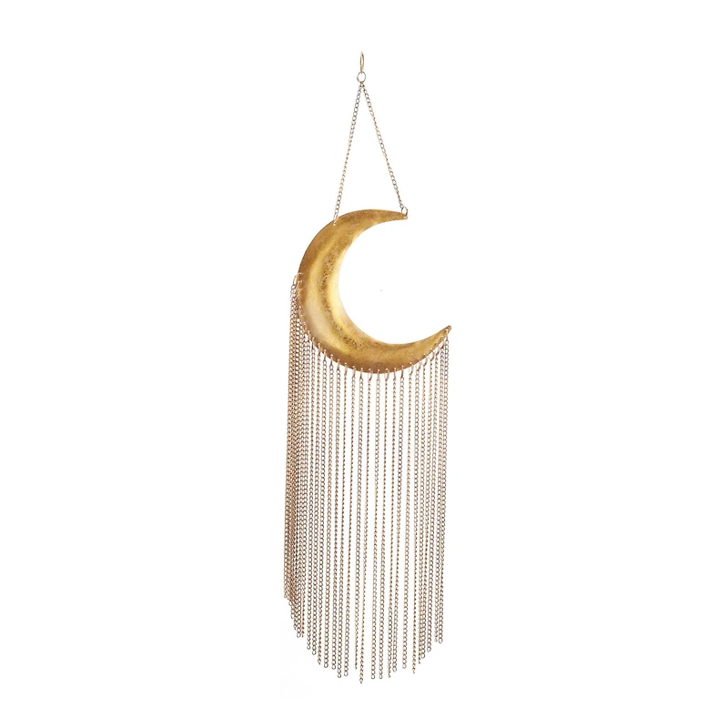 Gold Iron Glam Windchime, 30" x 8"