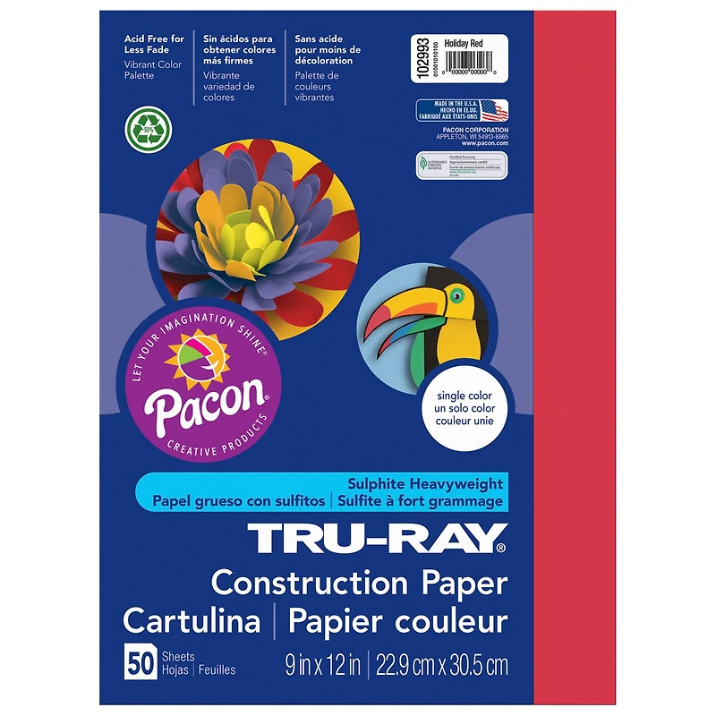 Tru-Ray® 9" x 12" Construction Paper