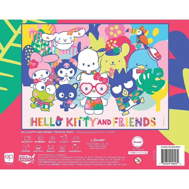 USAopoly™ Hello Kitty & Friends Tropical Times 1,000 Piece Puzzle