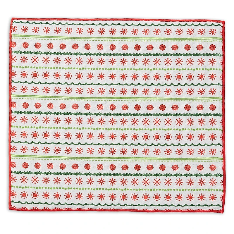 DII® Snowflakes Dish Drying Mat Set, 2ct.