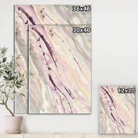 Designart - Shaby Pink Marble