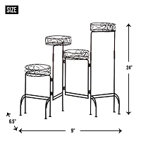 25'' Four-Tier Plant Stand Screen