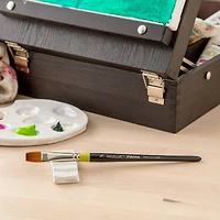 Golden Taklon Short Handle Flat Wash Brush by Artist's Loft™ Vienna