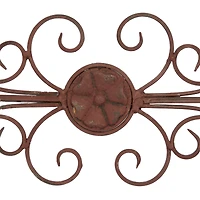 44" Brown Metal Rustic Wall Décor