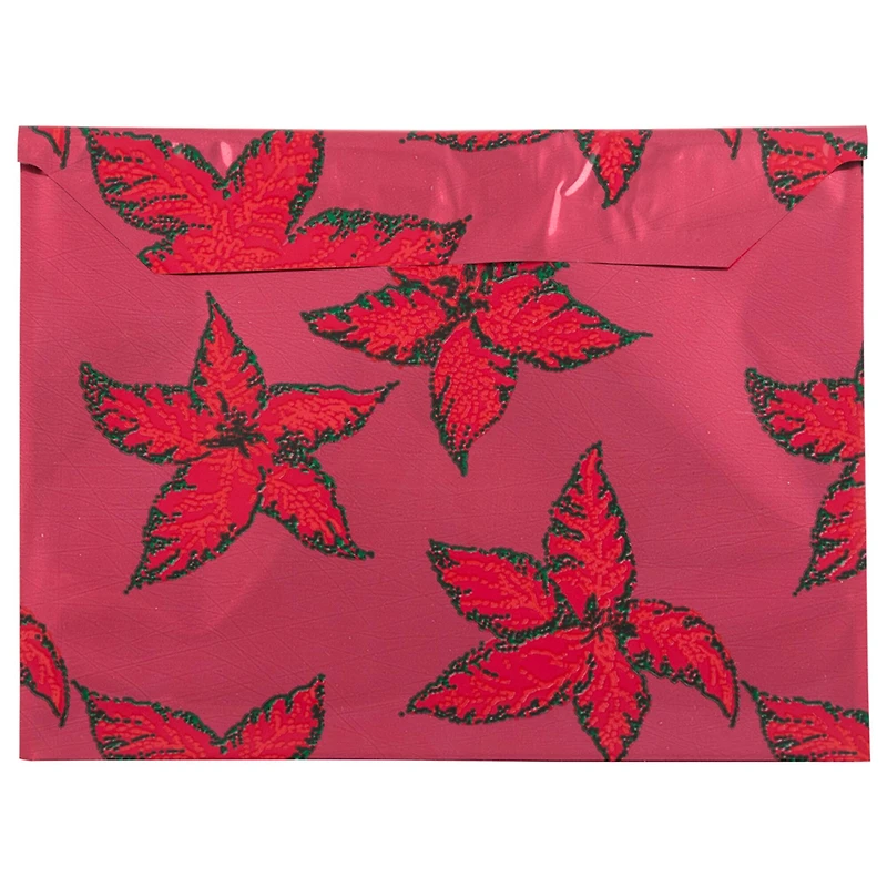 JAM Paper 5" x 6.12" Red Holly Premium Foil Self Adhesive Closure Booklet Envelopes