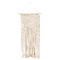 34" x 18" Hand Crafted Boho Macrame Wall Hanging Decor
