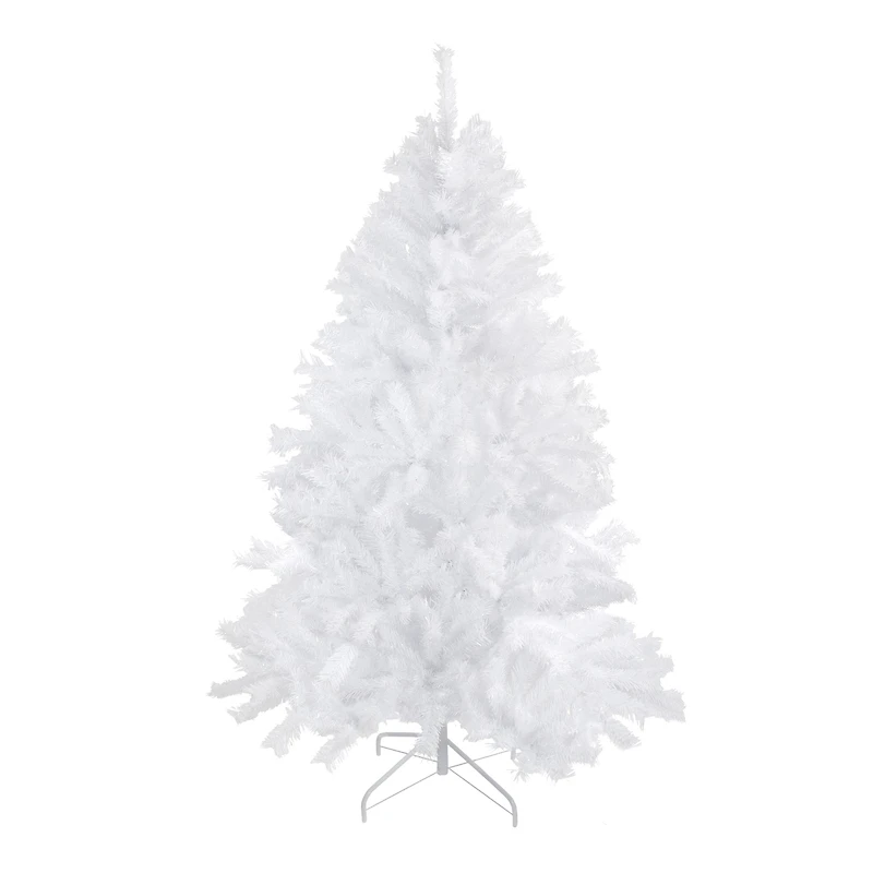 6ft. Unlit Icy White Iridescent Spruce Artificial Christmas Tree