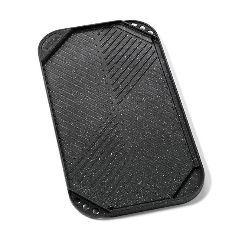 THE ROCK by Starfrit 10.6" x 19.5" Reversible Grill Griddle