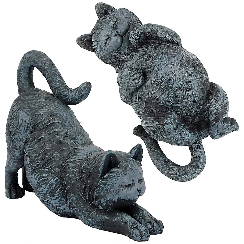 Design Toscano Playful Cat Statue Set