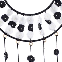 Black Metal Bohemian Wall Decor, 55" x 12"