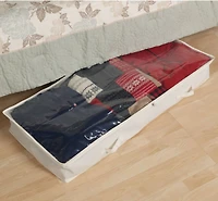 Household Essentials Canvas Under Bed Storage Bag