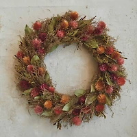 Hello Honey® 18" Round Dried Natural Botanicals Wreath