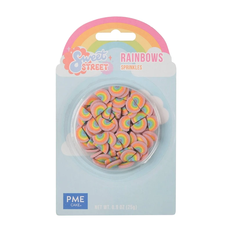 PME Cake Sweet Street® Rainbow Fondant Sprinkles