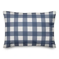 Mom's Bed & Breakfast Navy Throw Pillow